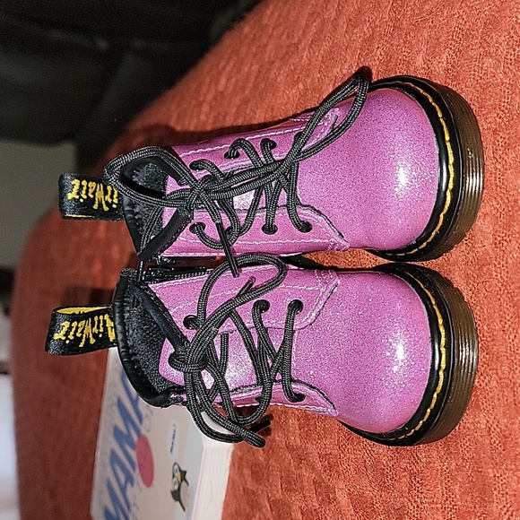Dr. Martens Shoes Hot Pink Glitter Dr Martens Poshmark